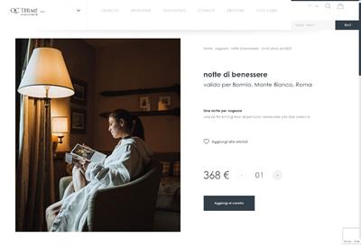 QC TERME, voucher Notte di benessere