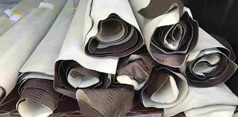 Stock pellame stampa lucertola colore cacao - PELLI 50 - Anteprima 5