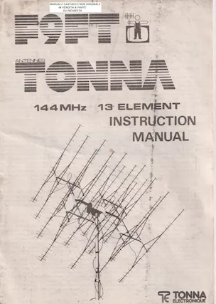 Zanca Telescopica o manuale per antenna Dir Tonna