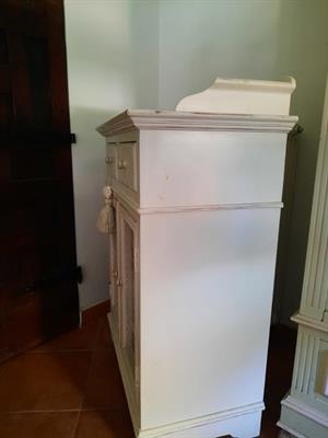 Credenzina shabby originale francese, in legno massello - Foto 6