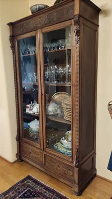 Credenza vetrina antica, in legno - Foto 2