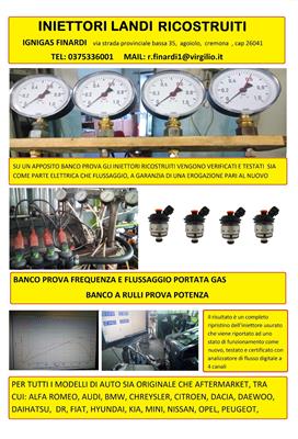 Iniettori GPL Landi Opel Meriva Tutta la Gamma Ricostruiti