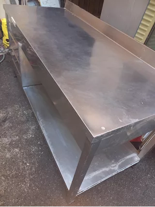 Tavolo in acciaio Inox usato