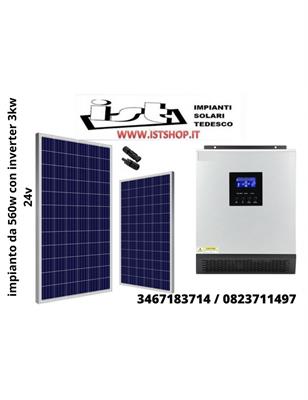 IMPIANTO FOTOVOLTAICO PER CASA IN CAMPAGNA DA 560W
