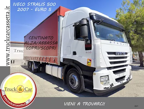 Iveco Stralis 500 - 2007 - cassone centinato - Alza/Abbassa Euro 5