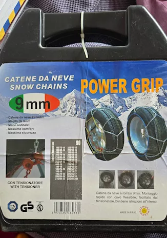 Catene da neve nuove