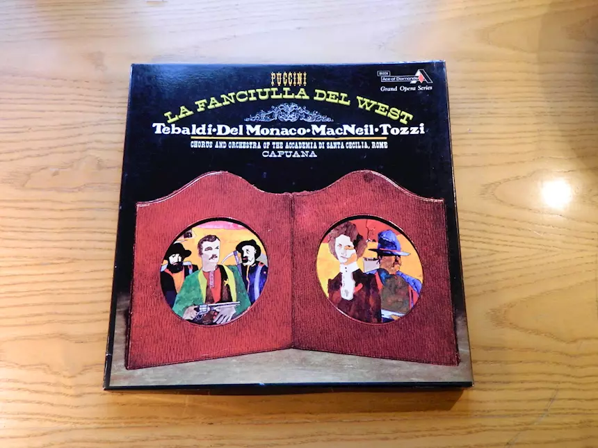 Vinile Puccini, La Fanciulla Del West, Decca, 1977, come nuovi