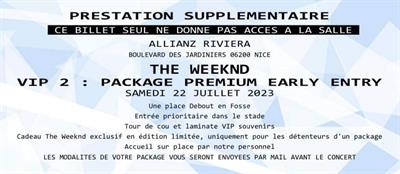 Concert Ticket and VIP