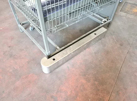 Paracolpi in acciaio inox usati