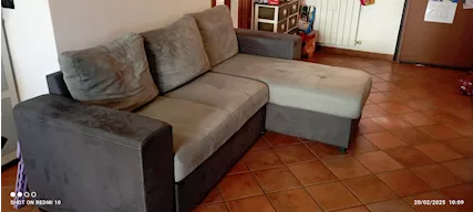 Divano letto con contenitore