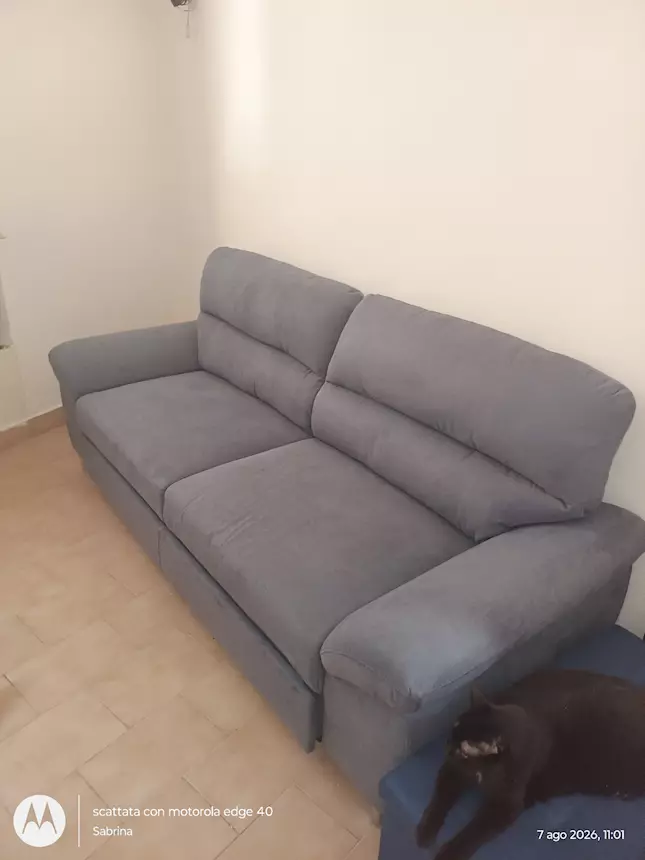 Regalo divano, con pedana