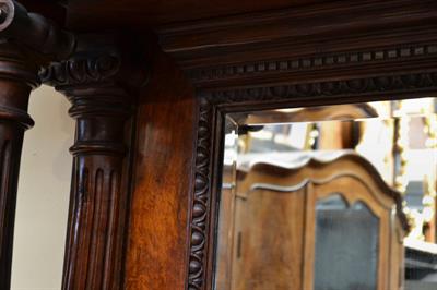 Antica credenza doppio corpo con specchio XX secolo, in buone condizioni - Foto 3