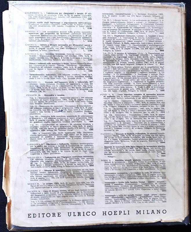 Foto 12Volume Disegno di Macchine Spelluzzi Tessarotto