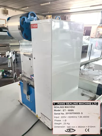 Sigillatore bicchieri per bubble tea usato, marca Y, mod. ET - Anteprima 4