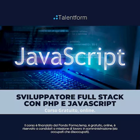 Corso 100% gratuito sviluppatore full stack
