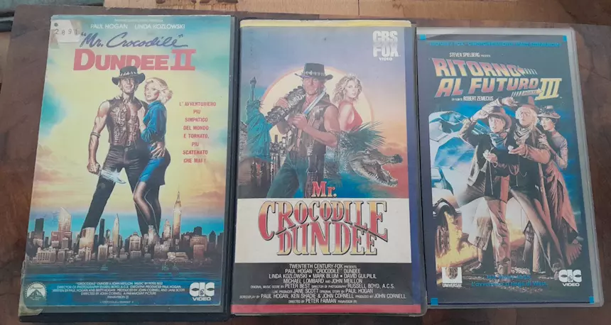 Foto 3VHS originali Completi di custodia