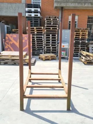 Telaio porta pannelli in ferro usato - Foto 4