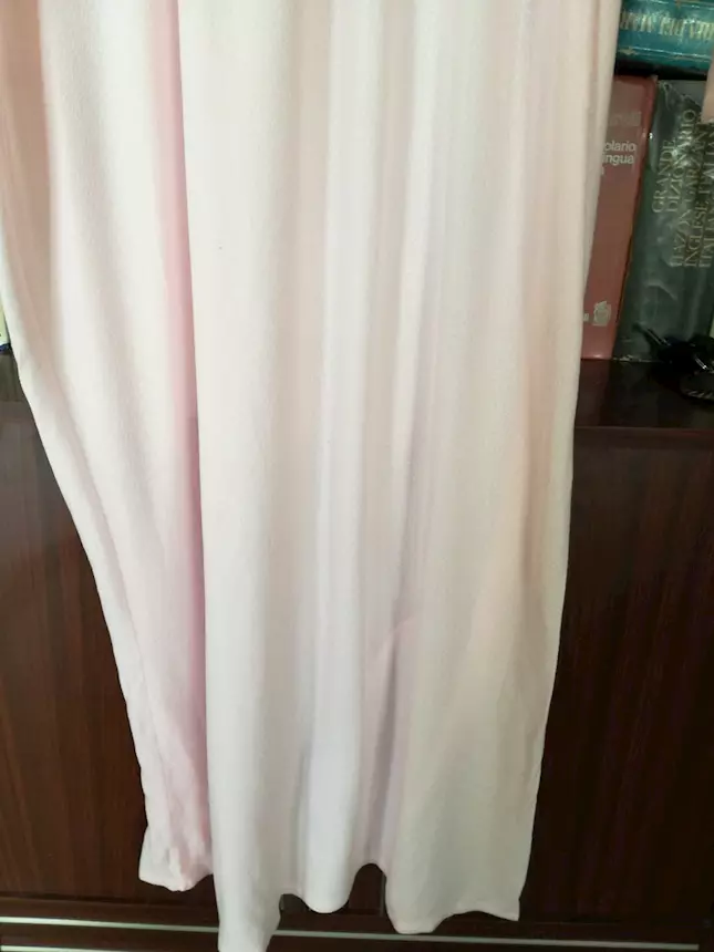 Foto 2 Camicia da notte in raso, colore rosa, taglia 52