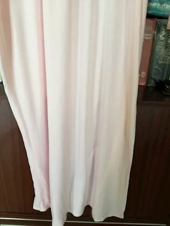 Camicia da notte in raso, colore rosa, taglia 52 - Foto 2