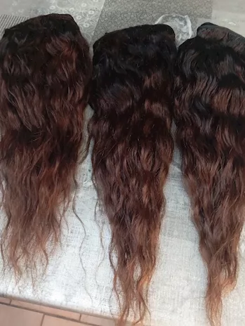 Vendo capelli, colore biondo miele - Anteprima 2
