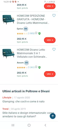 Divano letto