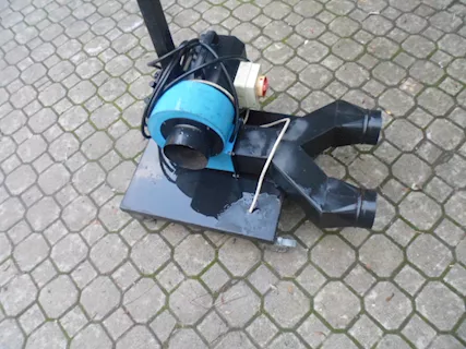 Aspirafumi Gas di scarico carrellato a 2 scarichi per offici, in ottime condizioni - Foto 3
