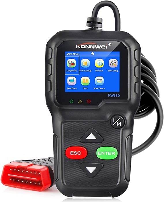 Konnwei KW680 Scanner Codici Auto Diagnostica