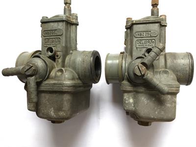 Carburatori Dell'Orto VHBZ 25 HS destro e sinistro