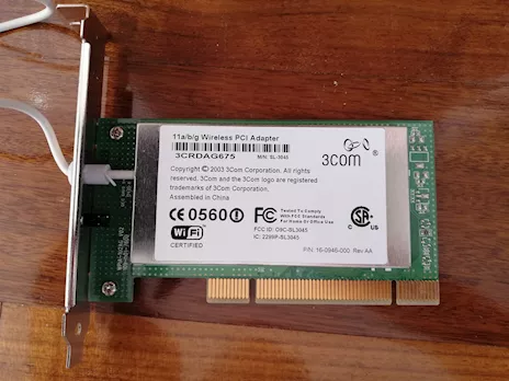 Scheda di Rete Wireless PCI, mai usato - Anteprima 1