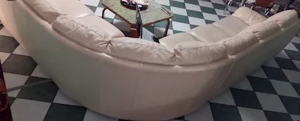 Salotto angolare in vera pelle , - Foto 2