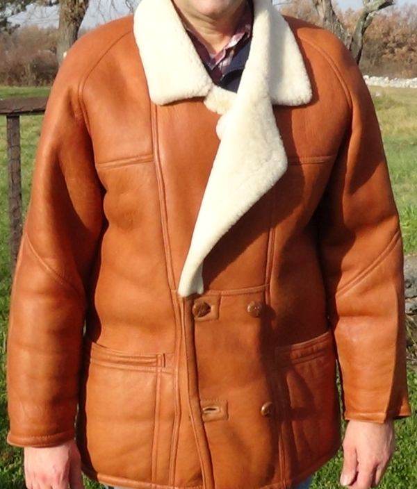 Montone shearling originale uomo