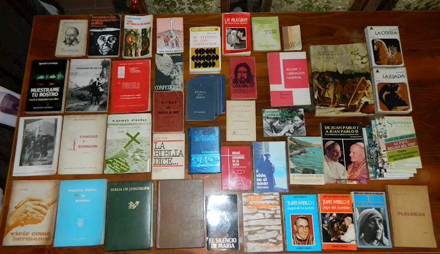 Lotto libri religiosi in spagnolo