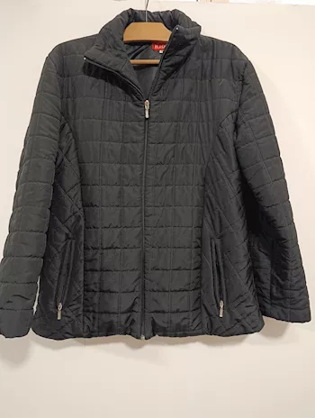 Giubbotto trapuntato nero H.J.Oro donna XL