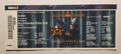 ZUCCHERO ARENA DI VERONA 25/4/22