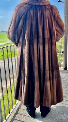 Cappotto pelliccia Visone, taglia xl, ottimo stato - Foto 2