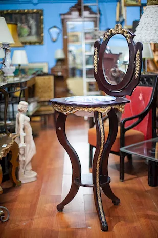 Poudreuse ebanizzata francese fine XIX secolo - 24752