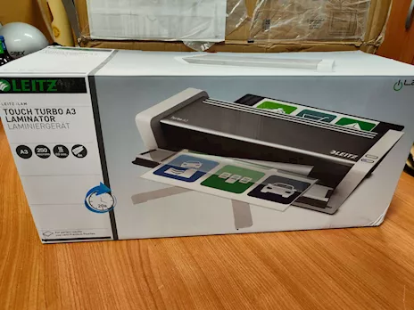 Laminatrice plastificatrice nuova Leitz iLam Touch Turbo A3 - Foto 2