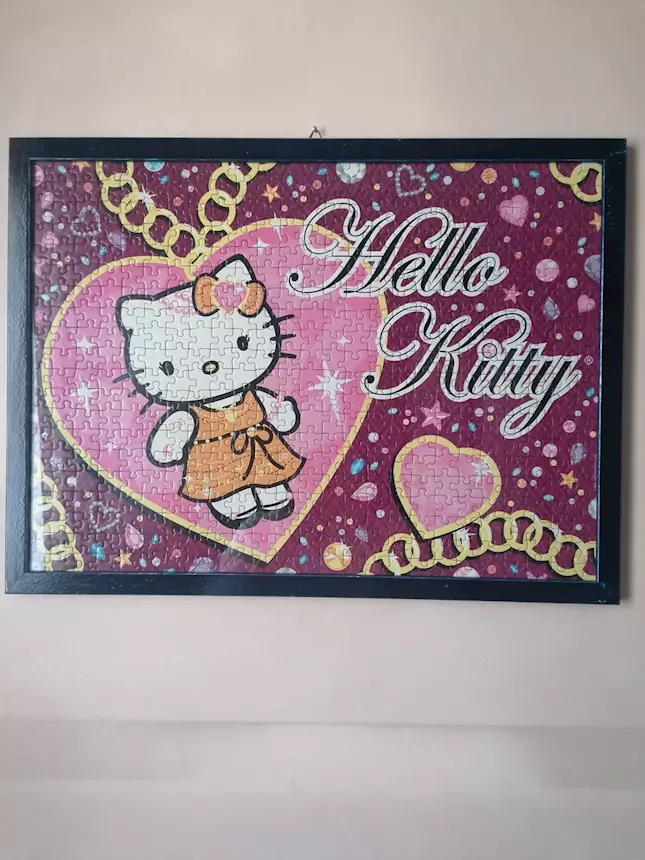 4 Puzzle Hello Kitty misure 52,8x39,6x1, 4