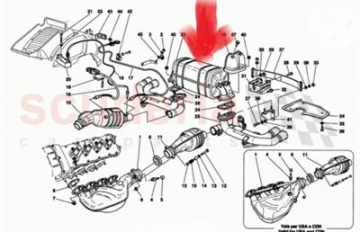 Silenziatore posteriore Ferrari 360 Ferrari 195811 - Foto 5