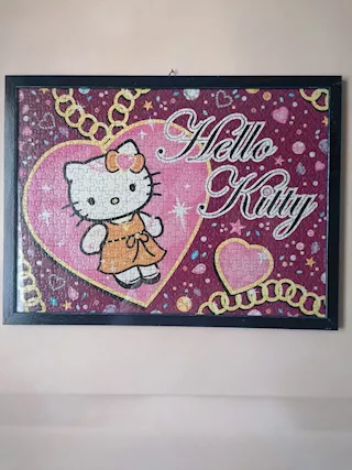 4 Puzzle Hello Kitty misure 52,8x39,6x1, 4