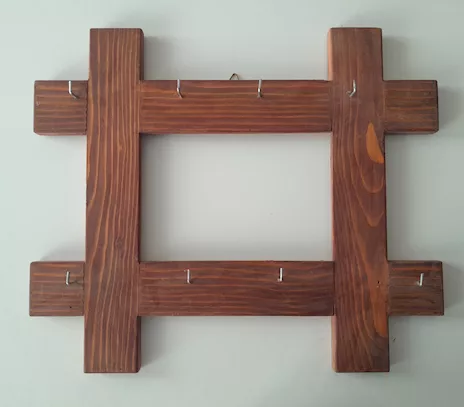 Mini casseruole rame e appendino da parete misura 40 x 40 cm - Anteprima 2