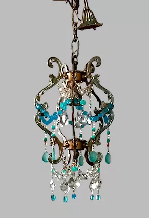 Lampadario cristallo antico - Foto 2