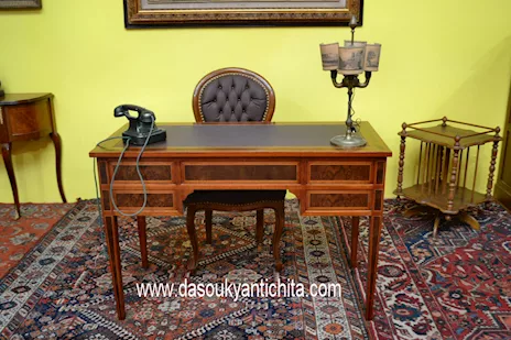 Scrivania da centro stile Luigi XVI cm.120
