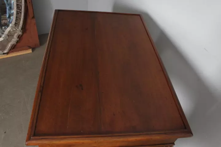 Antica scrivania scrittoio Luigi Filippo noce toscano '800 - Foto 11