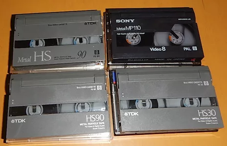 Videocassette Video 8 mm - Anteprima 2