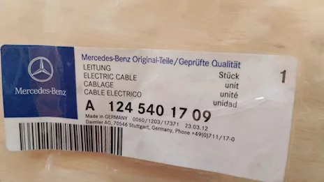 PER MERCEDES W124 Radio Antenna Parafango Allungabile Auto