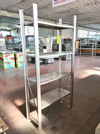 Scaffale inox per prodotti leggeri usata