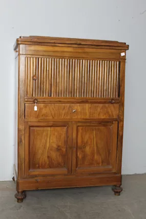 Antico mobiletto credenzino leggio secretaire CARLO X 1830