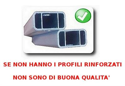Gazebo 6x3 pieghevole ALLUMINIO retrattile mercato esagonale - Foto 5