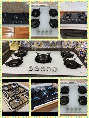 Piani cottura Luxell, acciaio inox e vetroceramica